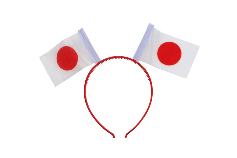 日本応援 ワールドカップ スポーツイベント 日本代表 応援グッズ 日の丸 カチューシャ