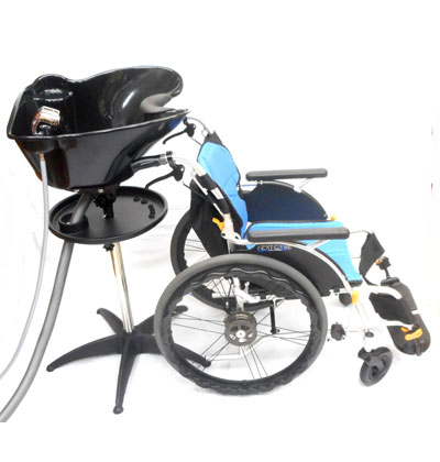 車いすシャンプー対応